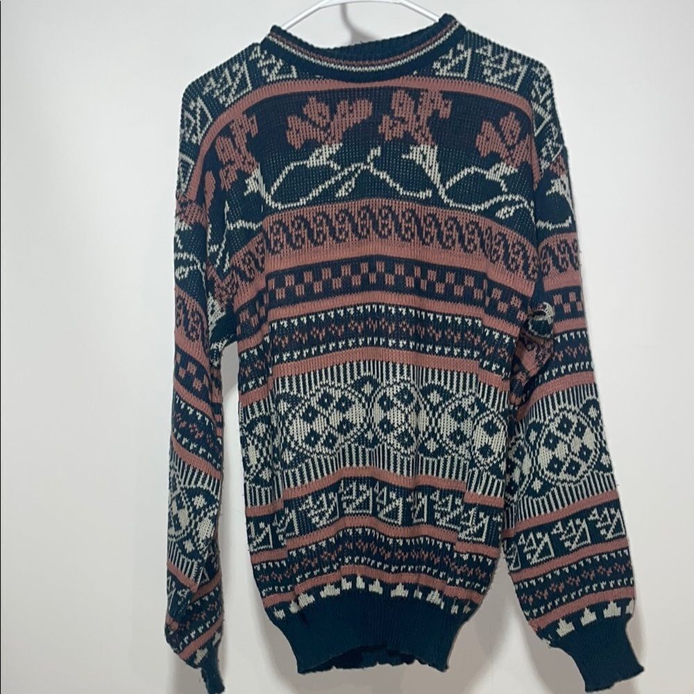 Men's Multicolor Patterned Sweater
